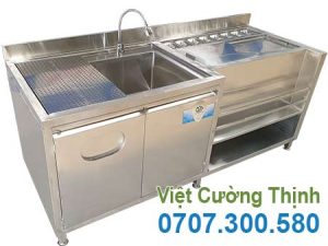 Quầy Bar Trà Sữa Inox QB-32