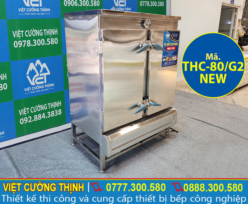 Tủ Nấu Cơm 80Kg Bằng Gas THC-80/G2 (01)