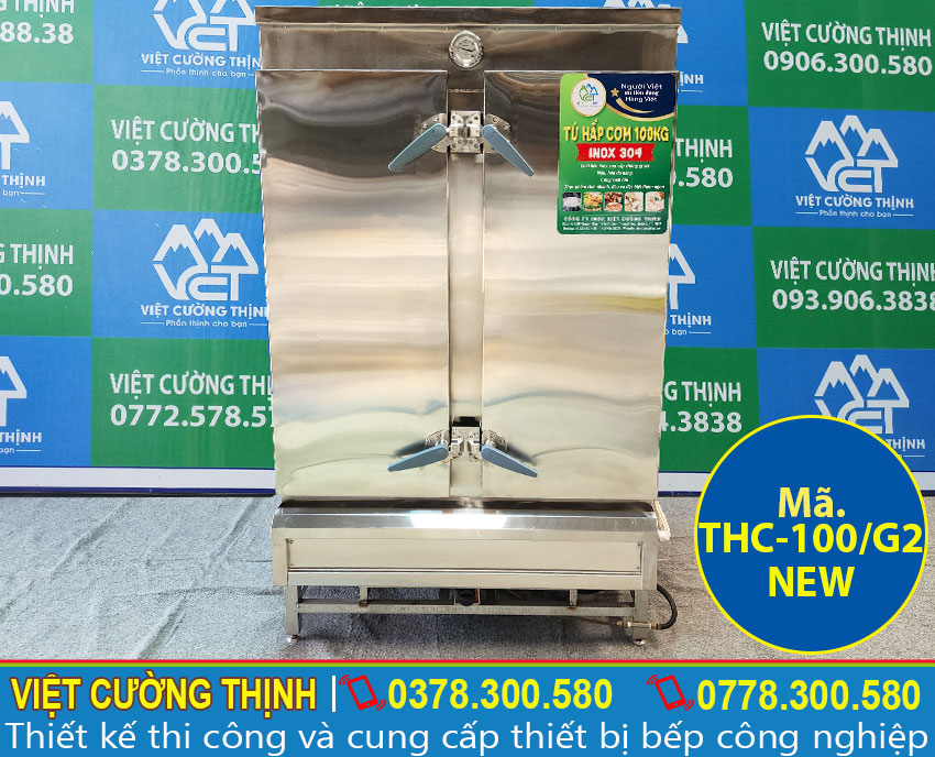 Tủ Nấu Cơm 100Kg Bằng Gas THC-100/G2 (03)