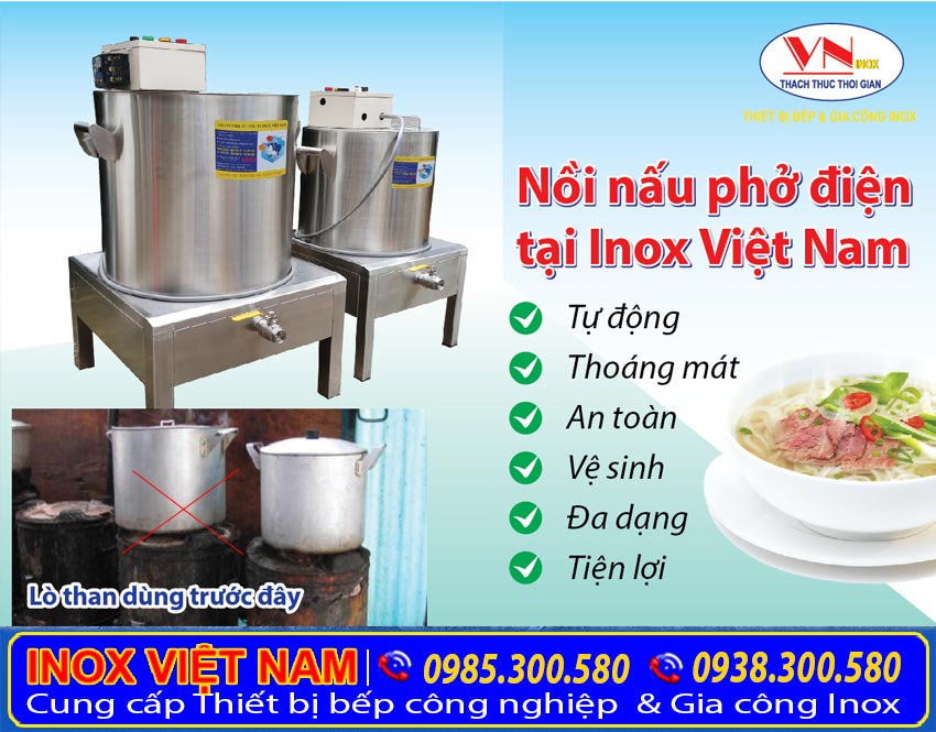 Nồi nấu phở điện nhiều ưu điểm vượt trội. [Ảnh tham khảo]